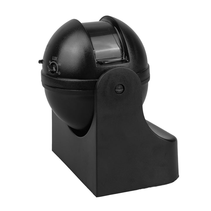 Maclean PIR-bewegingssensor, infrarood, IP44, zwart met zwarte afdekking, bereik 12 m, max. belasting 300/1200 W, MCE358 B/B