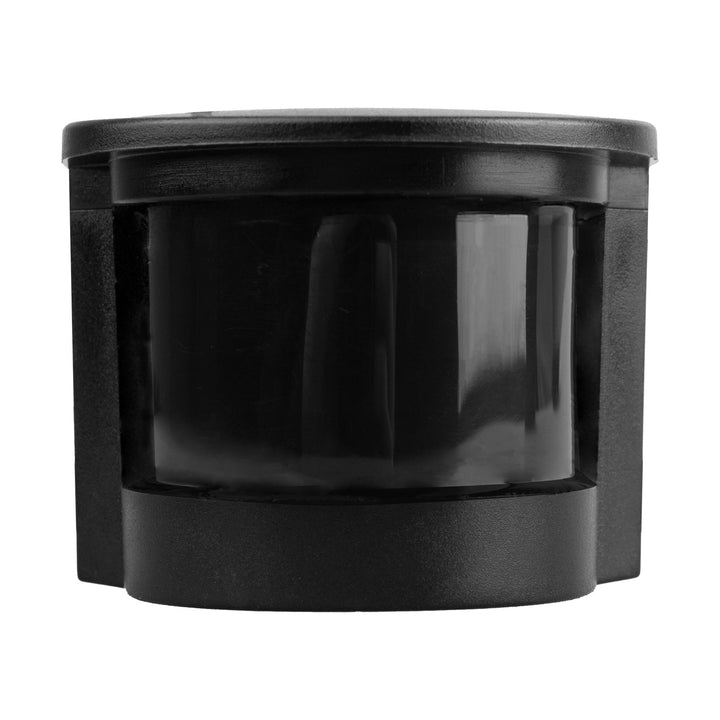 Maclean wandbewegings- en schemersensor, 180°, max. 1200 W, zwart met zwarte afdekking, MCE25 B/B