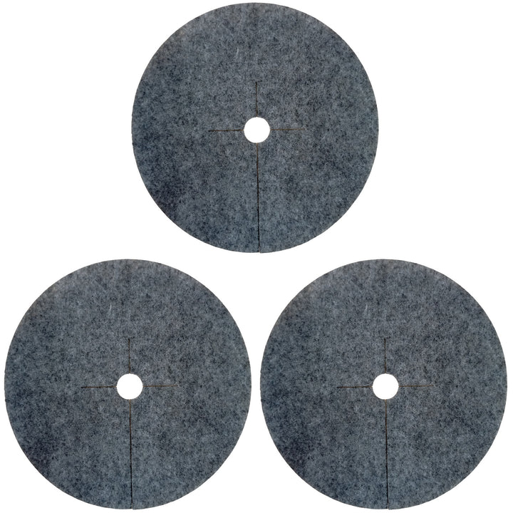 Bertoni anti-wier schijfset, 3 stuks, 60 cm, grijs