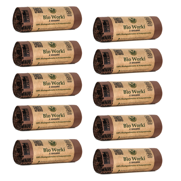 BIO composteerbare zakken 20 liter 10x20 stuks