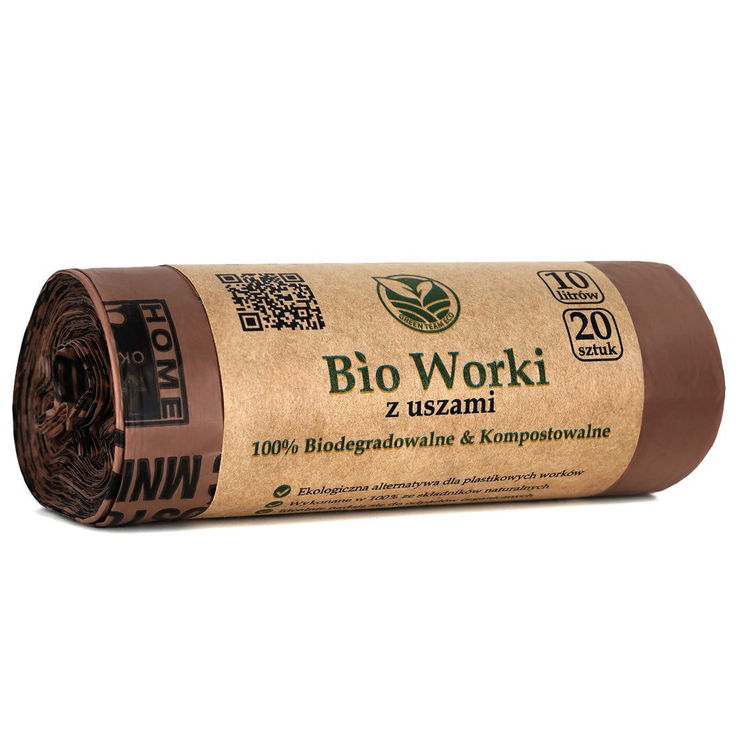 BIO composteerbare zakken 10 liter 6x20 stuks