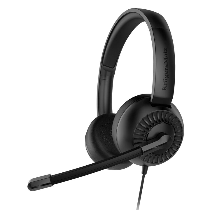 Koptelefoon met microfoon voor de computer (3,5 mm-aansluiting) Kruger&Matz P3