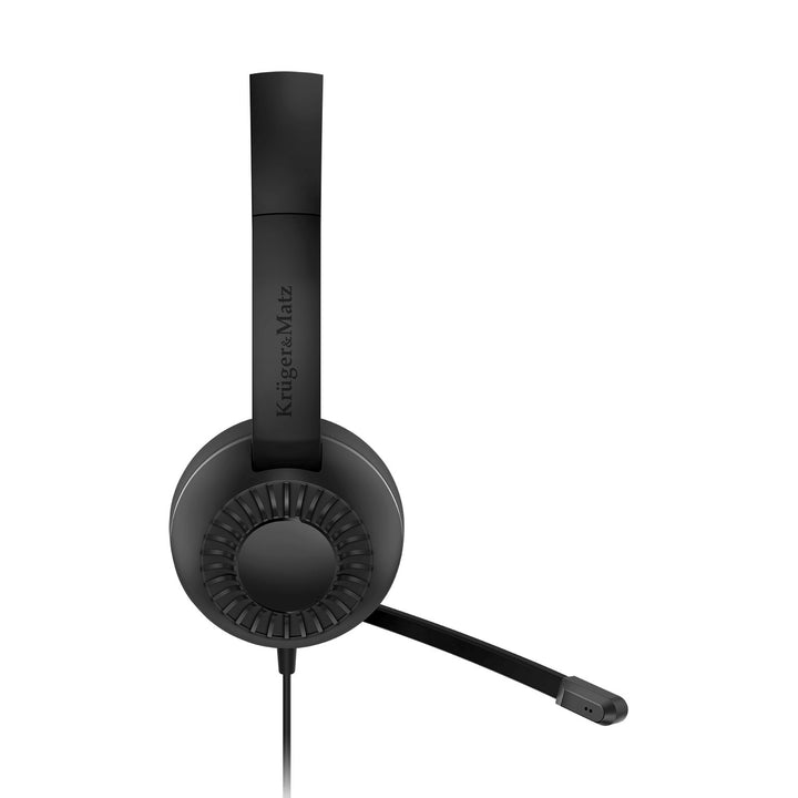 Koptelefoon met microfoon voor de computer (3,5 mm-aansluiting) Kruger&Matz P3