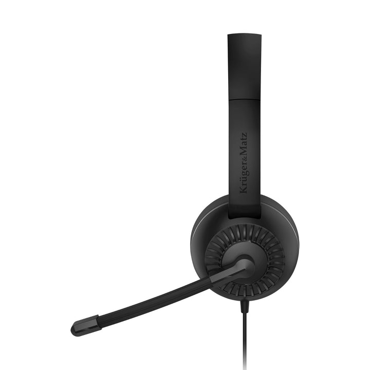 Koptelefoon met microfoon voor de computer (3,5 mm-aansluiting) Kruger&Matz P3