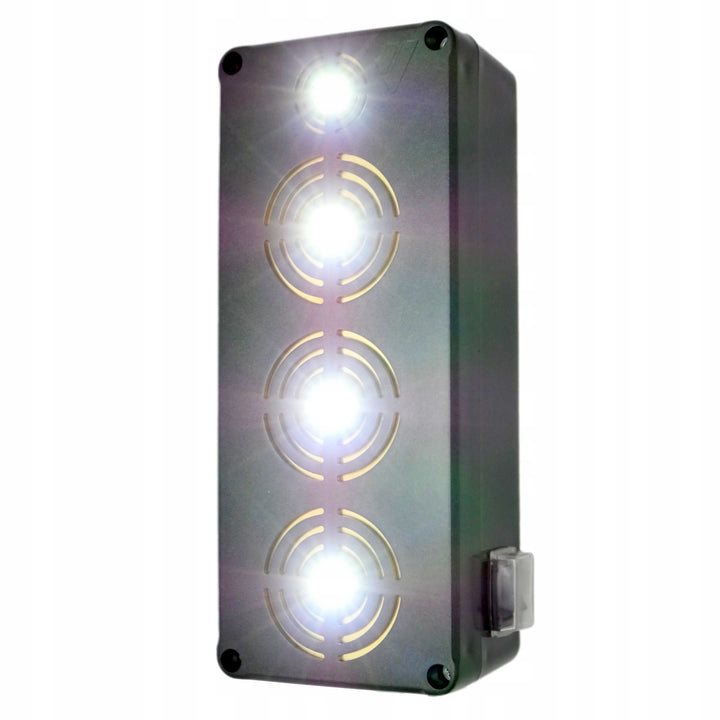Viano King draadloze LED - Ultrasone verjager - 4000mAh Li-ion knaagdierverjager - tot 3000m2 - Voor binnen en buiten