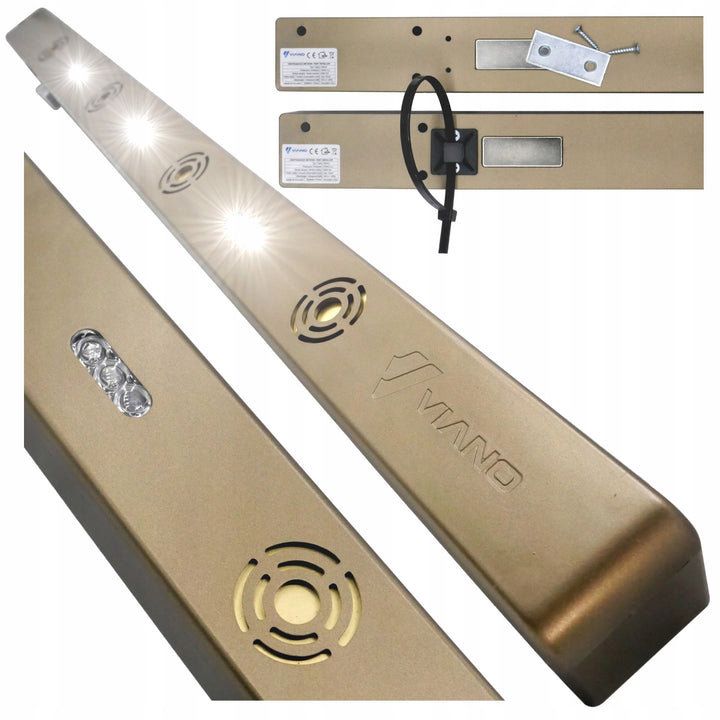 Viano knaagdierafweermiddel - Ultrasone verjager - 4000mAh Li-ion batterij - Voor binnen en buiten - tot 200 m - Long Gold
