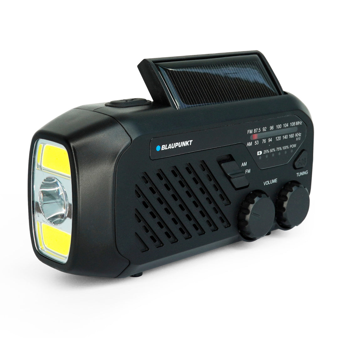 Blaupunkt radio op netvoeding/batterij, LED zaklamp, SOS-indicatie, Antenne, ER10