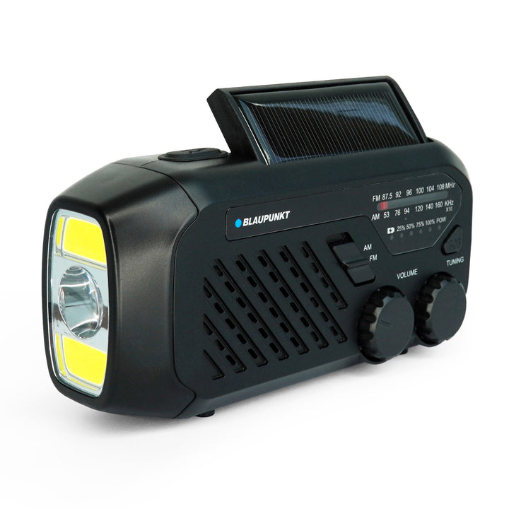 Blaupunkt radio op netvoeding/batterij, LED zaklamp, SOS-indicatie, Antenne, ER10