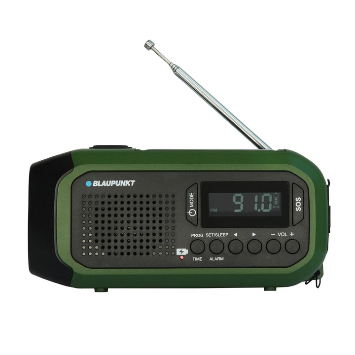Blaupunkt radio op netvoeding/batterij, LED zaklamp, SOS-indicatie, Antenne, ER20