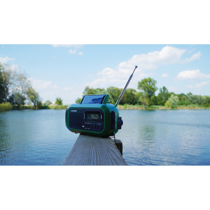 Blaupunkt radio op netvoeding/batterij, LED zaklamp, SOS-indicatie, Antenne, ER20