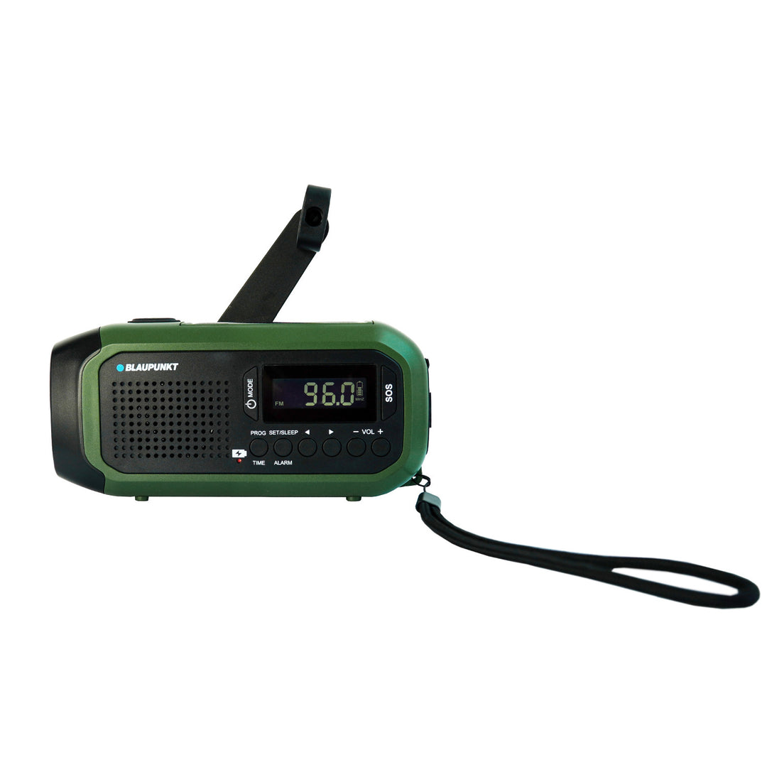 Blaupunkt radio op netvoeding/batterij, LED zaklamp, SOS-indicatie, Antenne, ER20