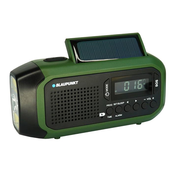 Blaupunkt radio op netvoeding/batterij, LED zaklamp, SOS-indicatie, Antenne, ER20