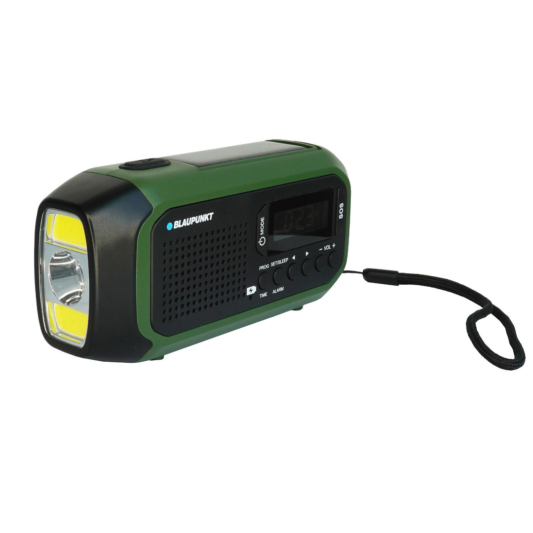 Blaupunkt radio op netvoeding/batterij, LED zaklamp, SOS-indicatie, Antenne, ER20