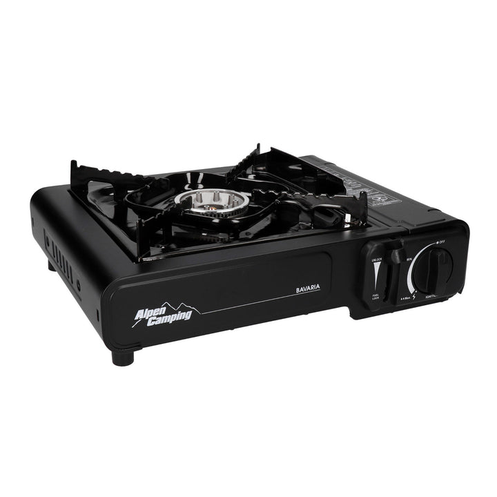 Camping Alpen kooktoestel, vermogen: 2.0 kW, gasverbruik 146g/h, gassoort - butaan, BAVARIA