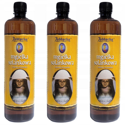 3x Zablocka Zoutnevel 950ml voor inhalatie in inhalators