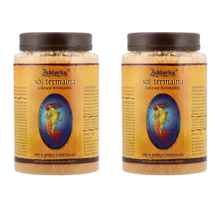 Thermaal jodium-broomzout, Zablocka - voor baden en schillen, 1 kg 2 stuks