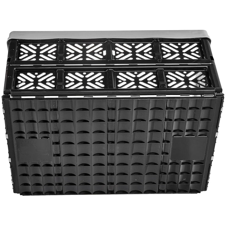 Keeeper kunststof vouwmand, boodschappenmand 32L, grijs-zwart