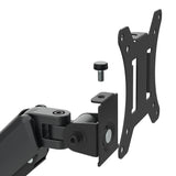 Bevestiging voor 2 Maclean monitoren, gasveer, 17"-32", 2-10kg, zwart, MC-134