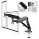 Bevestiging voor 2 Maclean monitoren, gasveer, 17"-32", 2-10kg, zwart, MC-134