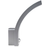 Maclean bewegingssensor LED lamp, PIR bewegingssensor, zilver, 10W, IP54, 750lm, neutraal wit (4000K) MCE244 S, 2 stuks