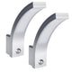 Maclean bewegingssensor LED lamp, PIR bewegingssensor, zilver, 10W, IP54, 750lm, neutraal wit (4000K) MCE244 S, 2 stuks