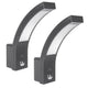 Maclean bewegingssensor LED lamp, PIR bewegingssensor, grijs, 10W, IP54, 750lm, neutraal wit (4000K) MCE244 GR, 2 stuks