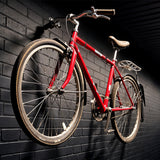 Set van 4 Maclean muurbeugels, voor banden, wielen, ladder, fiets, staal, max. belasting 22kg/beugel, MC-489