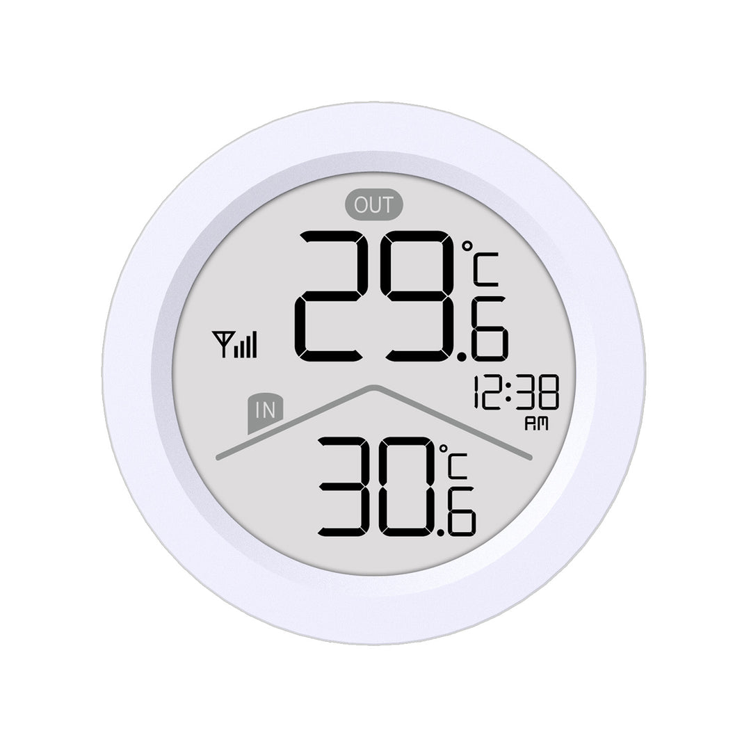 GreenBlue draadloze weerstation, temperatuur IN/OUT, klok, keuze uit °C / °F, bereik tot 60 m, GB162