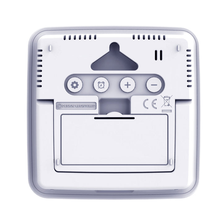 GreenBlue draadloze weerstation, temperatuur + vochtigheid IN/OUT, klok + alarm + datum, keuze uit °C / °F, bereik tot 60 m, GB169