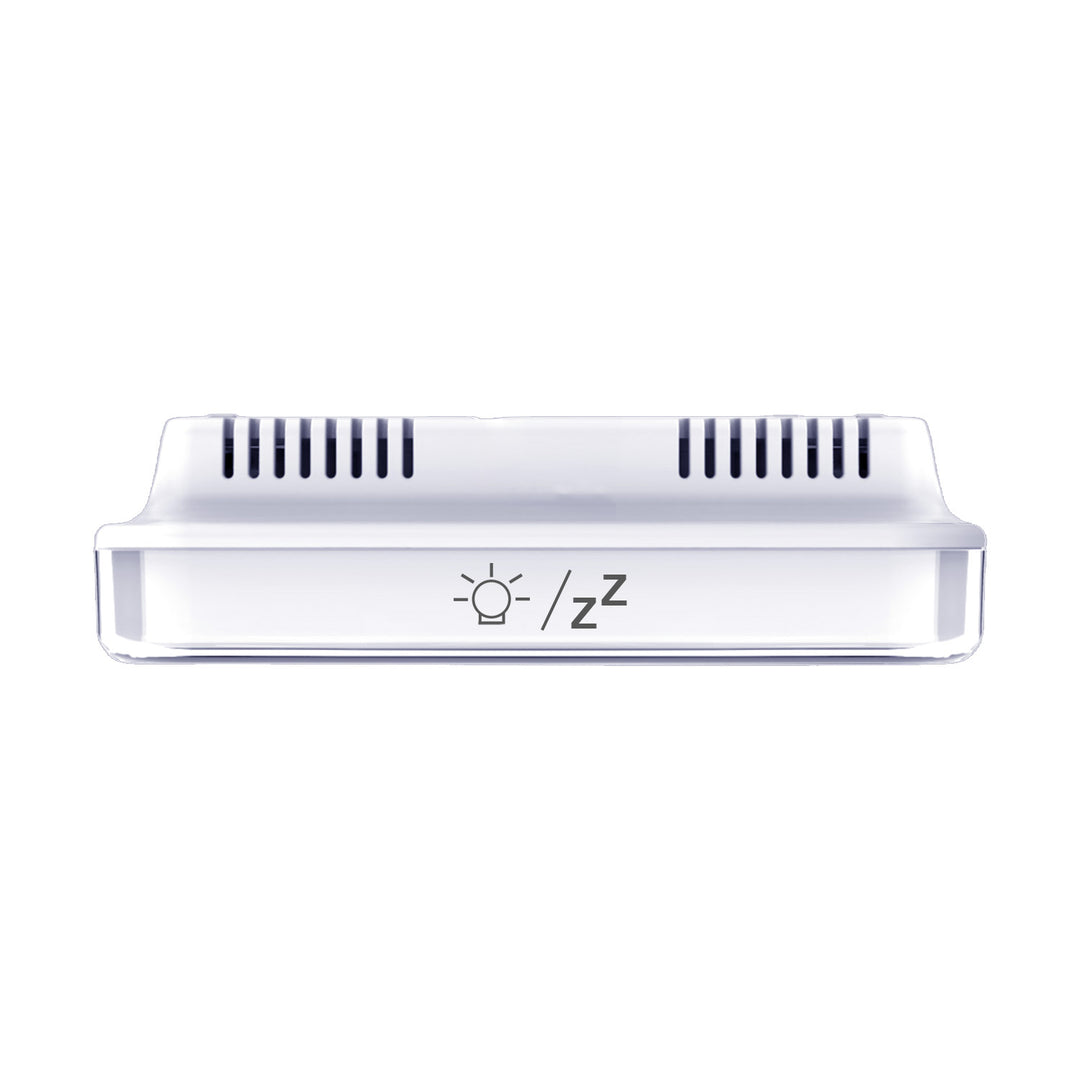 GreenBlue draadloze weerstation, temperatuur + vochtigheid IN/OUT, klok + alarm + datum, keuze uit °C / °F, bereik tot 60 m, GB169