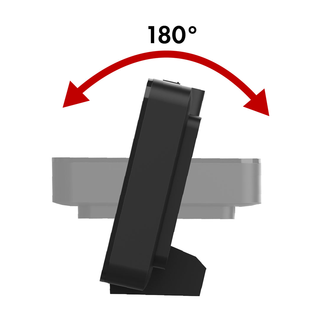 Digitale LED-wekkerradio met GreenBlue-projector, FM-radio, alarm, 12/24-uursklok, voeding USB 5V DC + CR2032, GB172