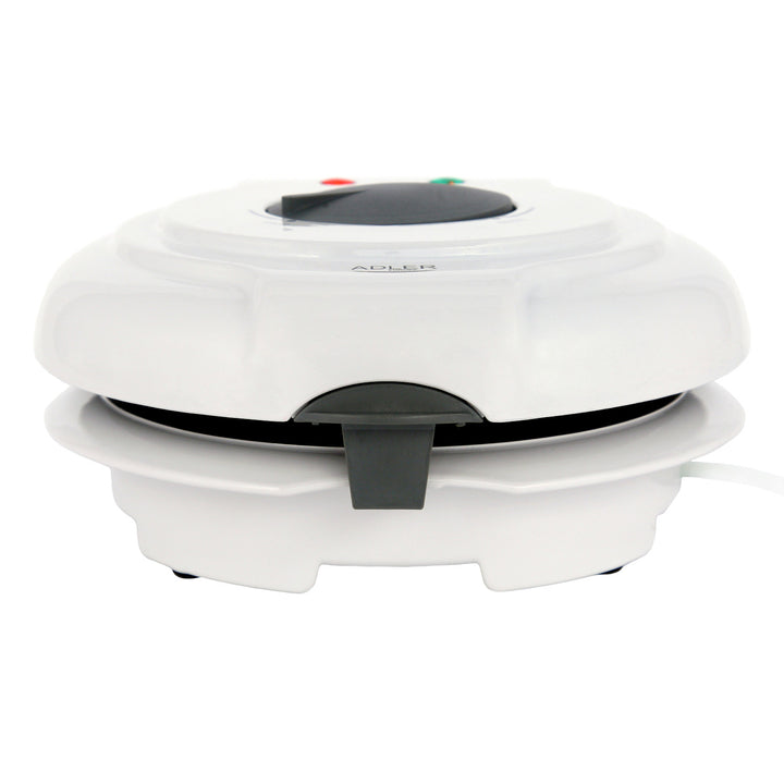 Adler wafelijzer, traploos instelbare temperatuur, 1500W, wit, AD 3038