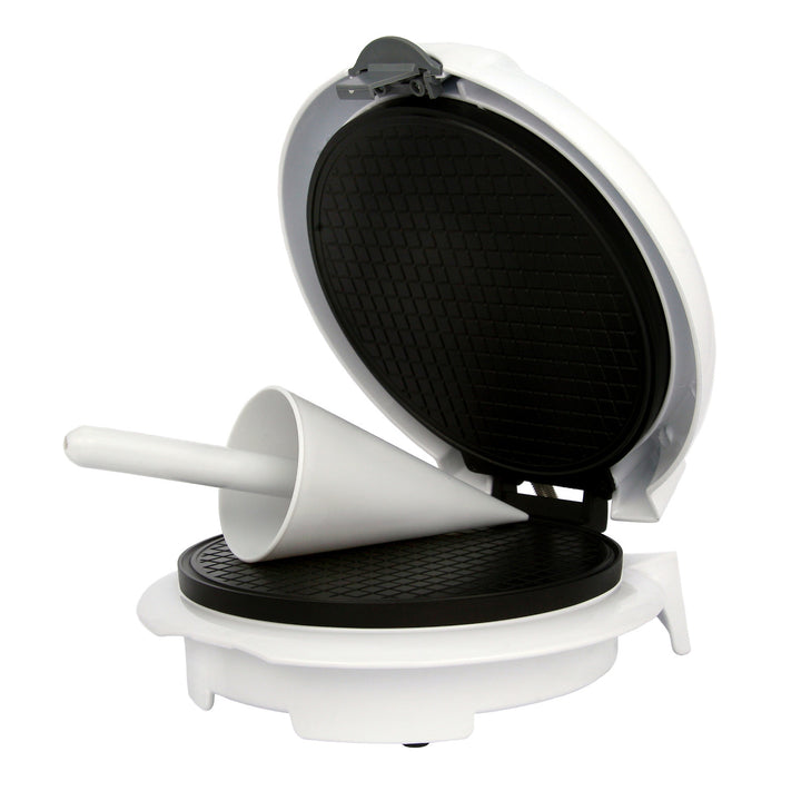 Adler wafelijzer, traploos instelbare temperatuur, 1500W, wit, AD 3038