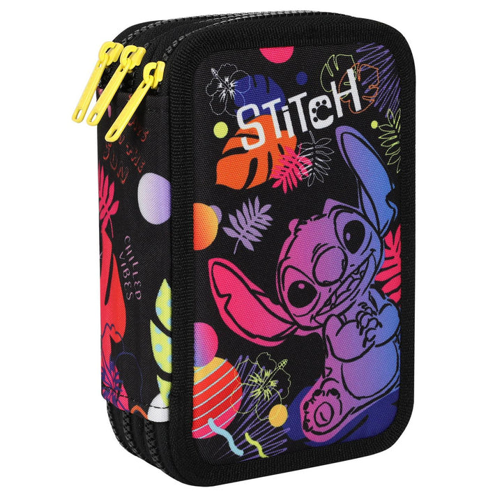 CoolPack pennenetui met drie compartimenten en accessoires JUMPER 3 STITCH