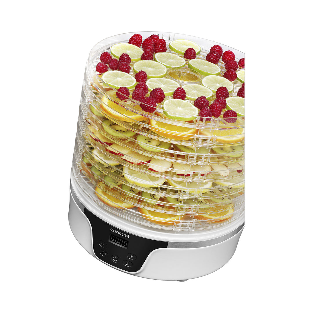 Paddenstoelen-, fruit- en kruidendroger Concept, 380 W, 7 zeven, digitale regeling, SO2090
