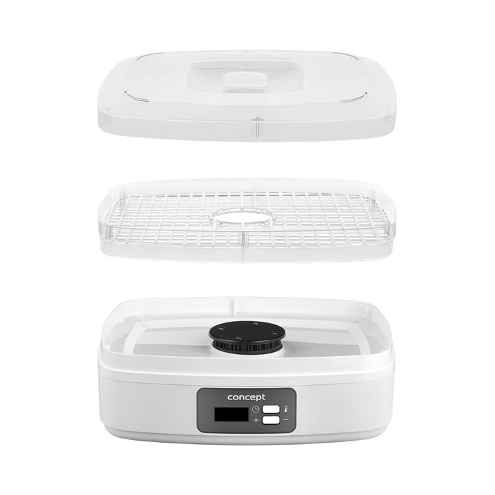 Paddenstoelen-, fruit- en kruidendroger Concept, 260W, 6 zeven, timer, SO2080