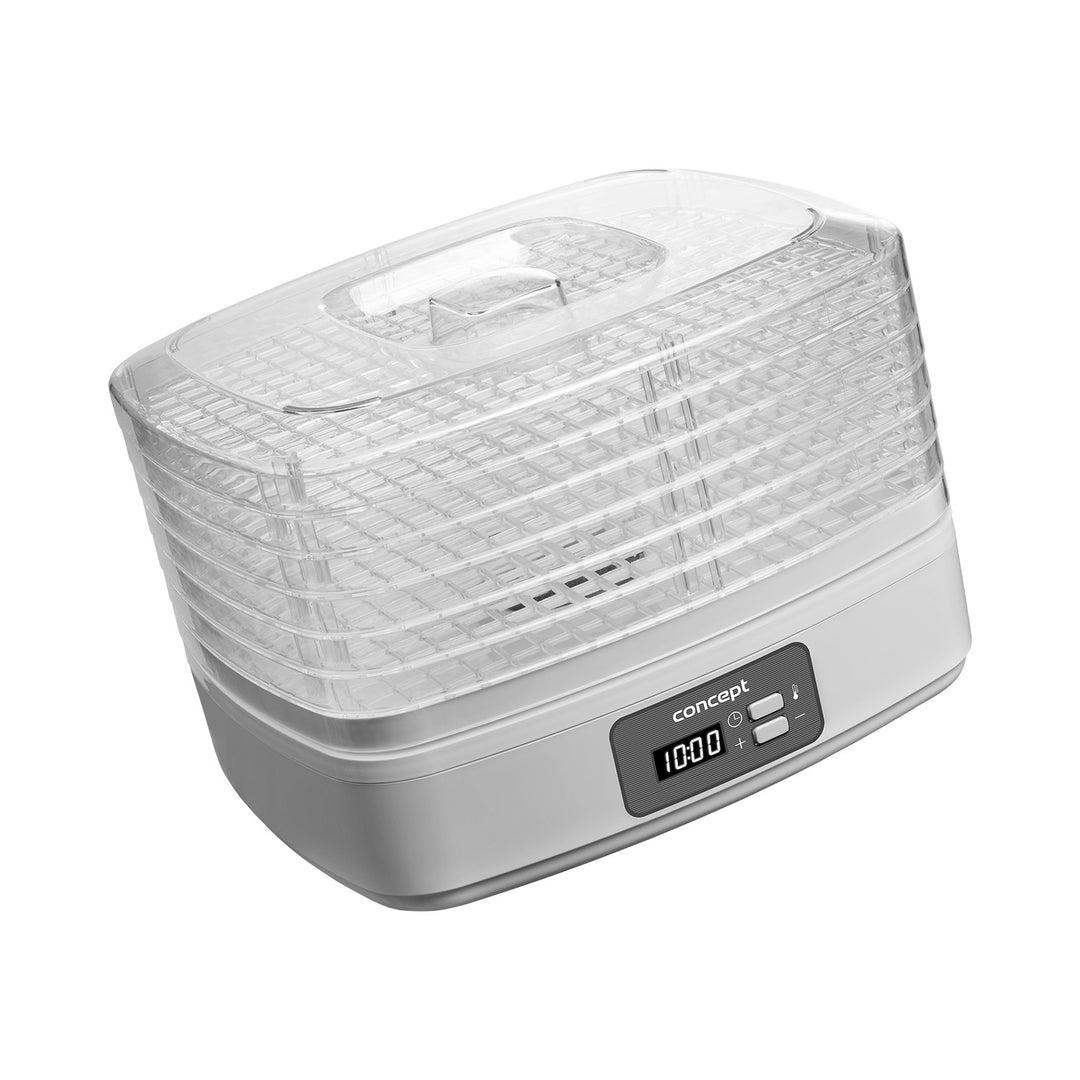 Paddenstoelen-, fruit- en kruidendroger Concept, 260W, 6 zeven, timer, SO2080