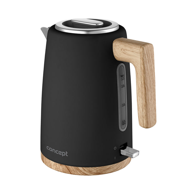 Concept ELWOOD waterkoker, roestvrij staal, 1.7L, waterniveau-indicator, RK3316