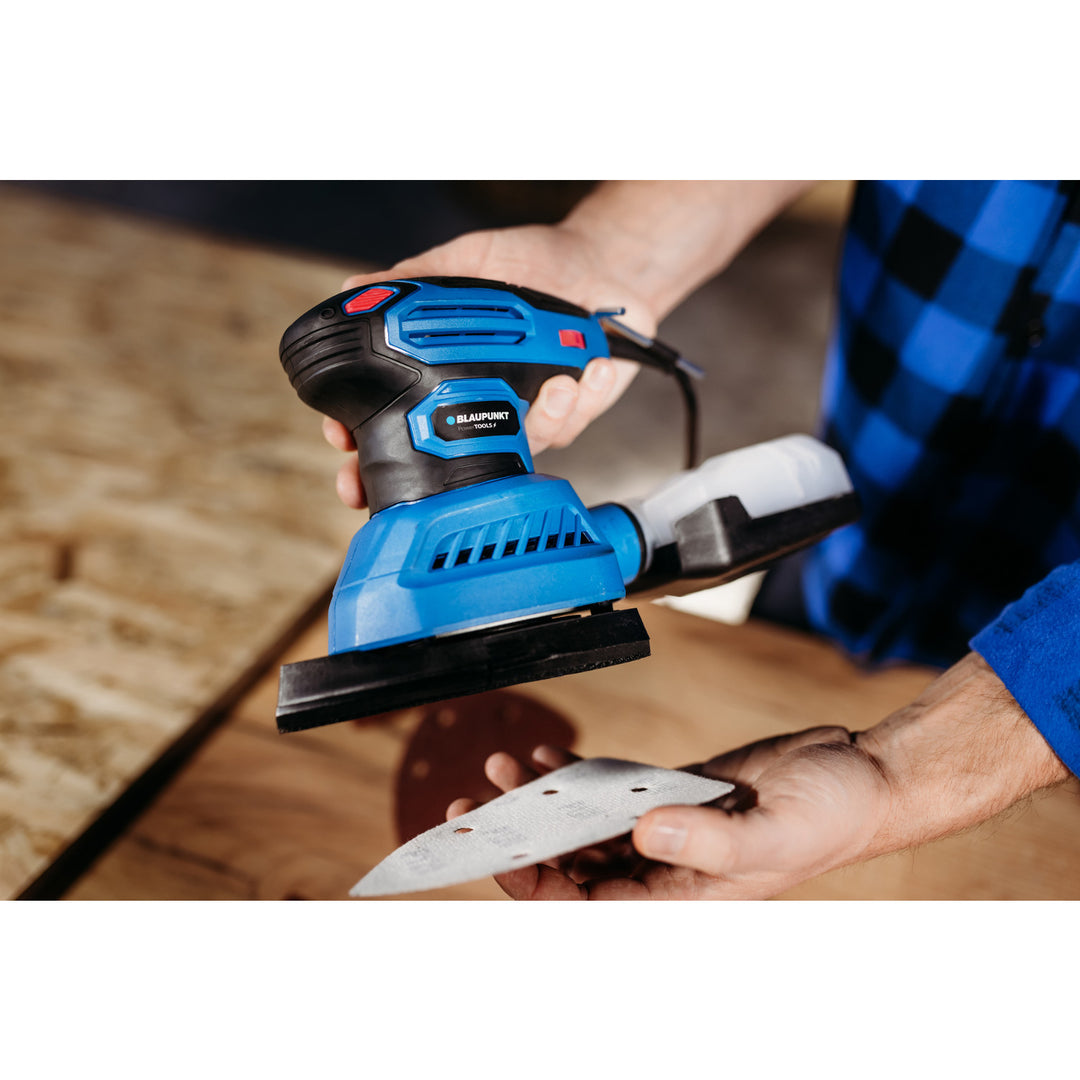 Blaupunkt slijpmachine, 300 W, verwisselbare slijpvoeten, oscillerende diameter 1,8 mm, OS6010