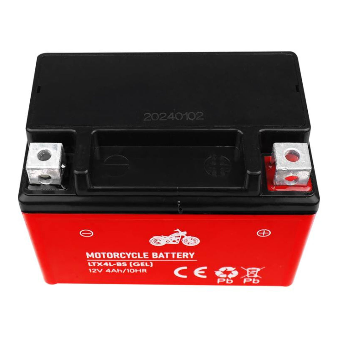 Lamex - Gel Acu - Gelbatterij - gel-motorfietsaccu - 12V, 4Ah, LTX4L-BS