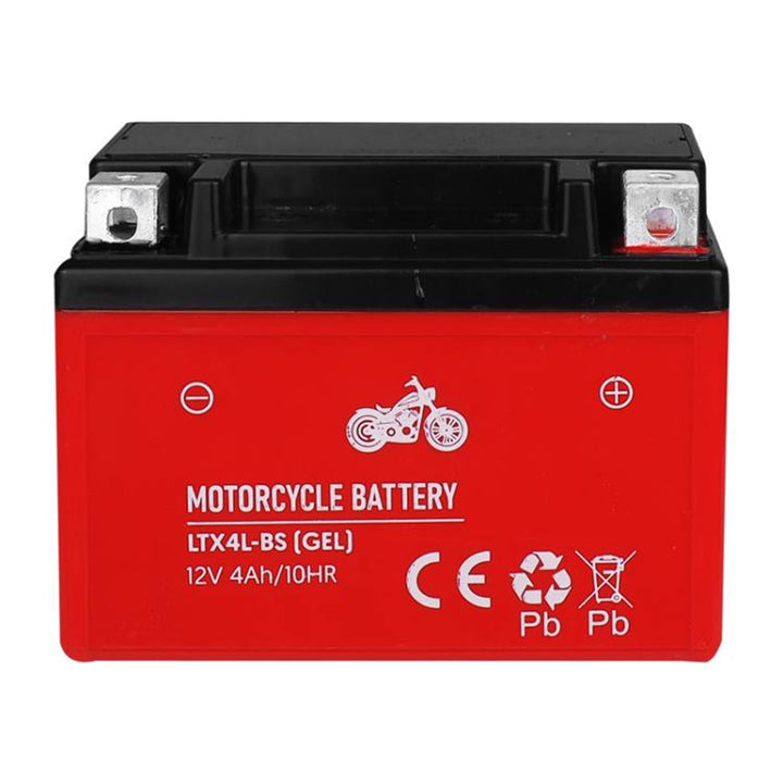 Lamex - Gel Acu - Gelbatterij - gel-motorfietsaccu - 12V, 4Ah, LTX4L-BS