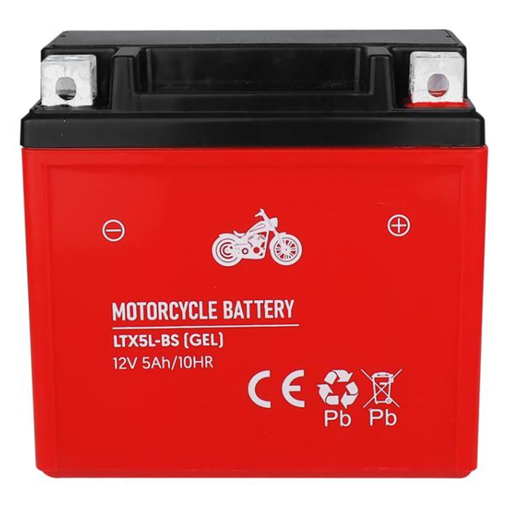 Lamex - Gel Acu - Gelbatterij - gel-motorfietsaccu - 12V, 5Ah, LTX5L-BS