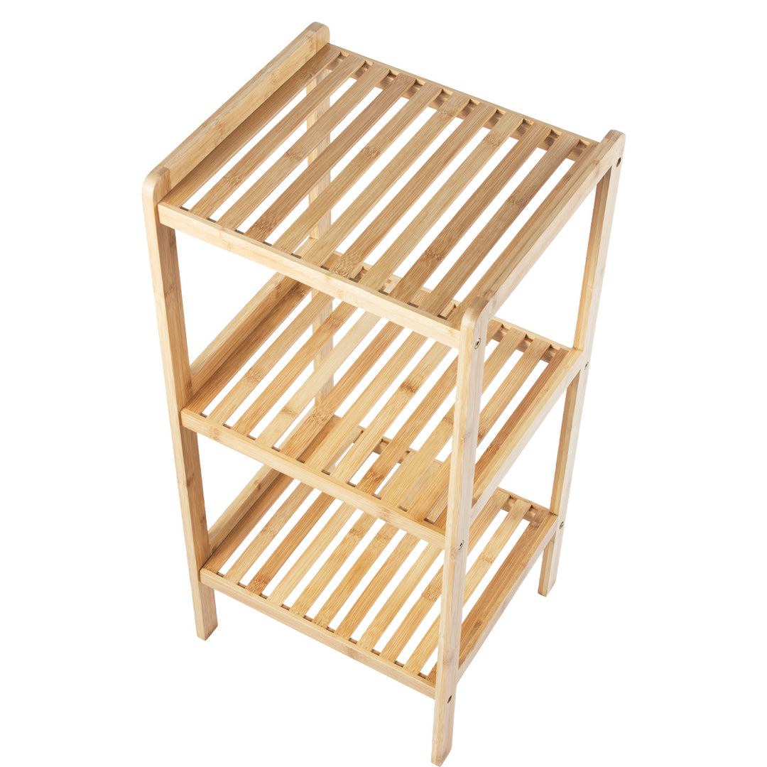 GreenBlue bamboe badkamermeubel, 370x330x780mm, 3 planken, GB321, 2 stuks