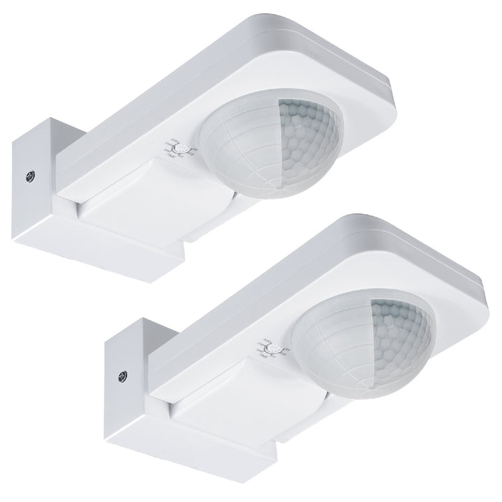 Maclean PIR bewegingsmelder, infrarood, IP65, max 2000W, MCE243, 2 stuks