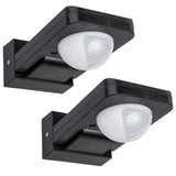 Maclean PIR bewegingsmelder, infrarood, IP65, max 2000W, zwart, MCE243 B, 2 stuks
