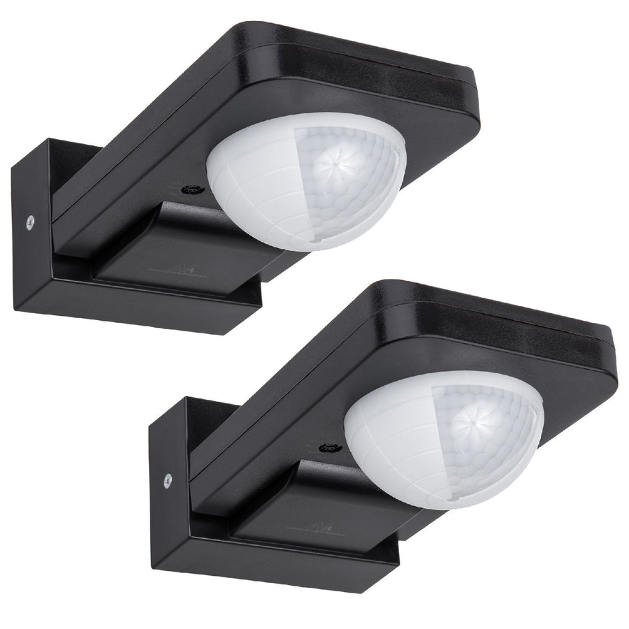 Maclean PIR bewegingsmelder, infrarood, IP65, max 2000W, zwart, MCE243 B, 2 stuks