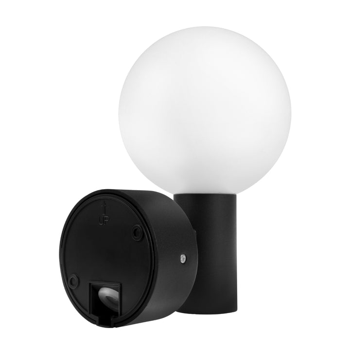 Maclean bewegingssensor LED lamp, PIR bewegingssensor, zwart, 15W, IP65, 1600lm, neutraal wit (4000K) MCE515 B, 2 stuks