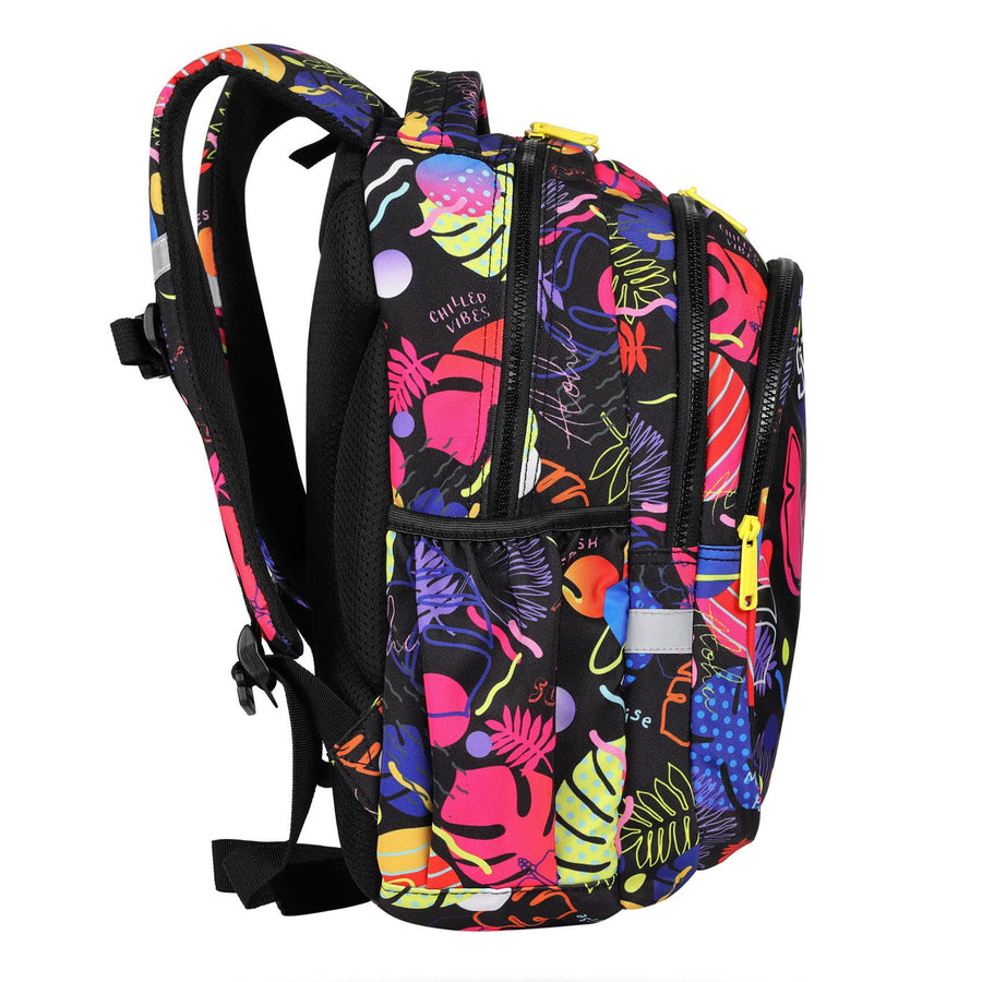 Schoolrugzak 19 L Coolpack Jerry DISNEY STITCH zwart + CoolPack potloodetui met drie vakken en accessoires JUMPER 3 STITCH