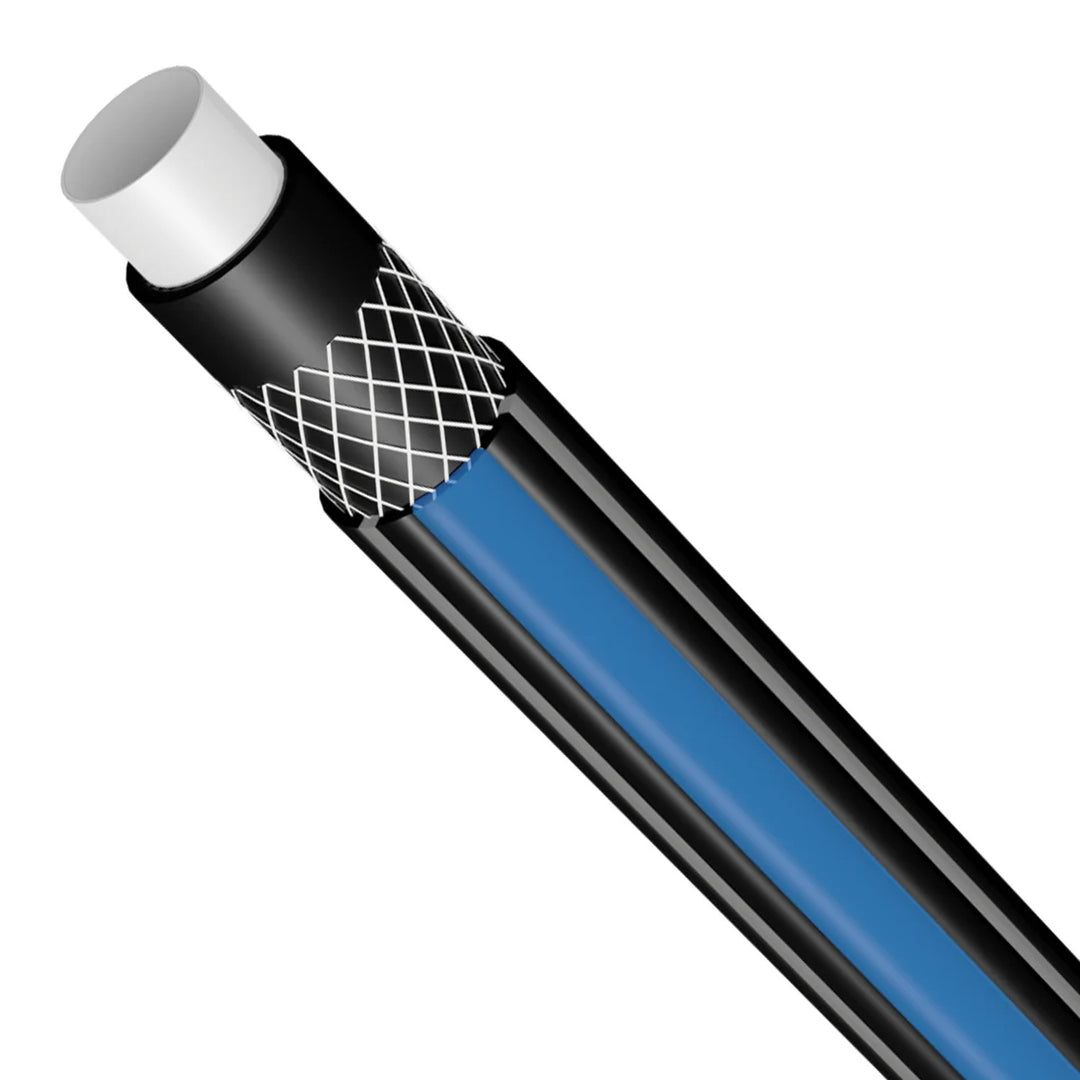 Vartco tuinset, 1/2'' 20m slang, stop en go snelkoppeling, kraanaansluiting, sproeier, muurbeugel, Home Set