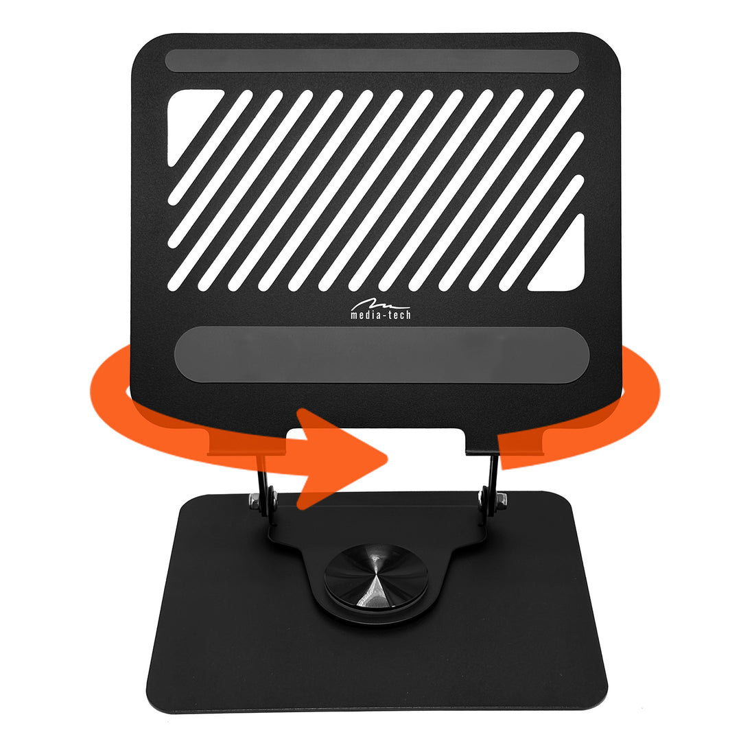 Verstelbare, draaibare, ergonomische laptopstandaard 10-17, Media-Tech MT2662